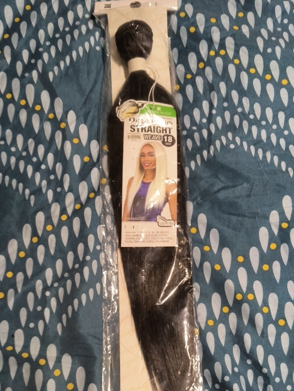 Straight Weave 18" Synthetic Hair Weave - Black